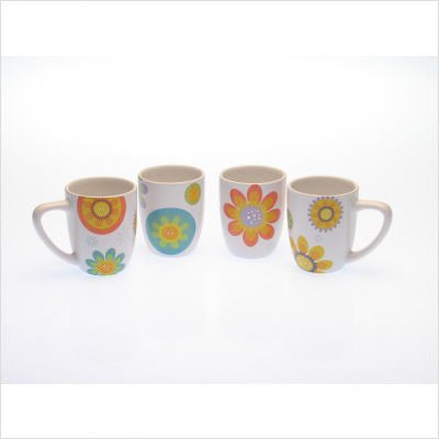 31hip3U5wxL Modern Garden Assorted Mug (Set of 4)