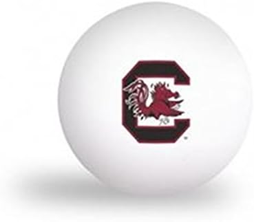 NCAA University of South Carolina Gamecocks 6 pack Ping Pong Balls