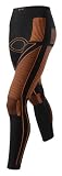 X-bionic - Pantalon Long Femme - Accumulator - Couleur Noir/Orange - Taille S/M