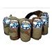6 Pack Beer & Soda Can Holster Belt - Camoflauge