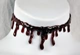 Thick Blood Drip Choker Goth Horror Monster Fx Gore