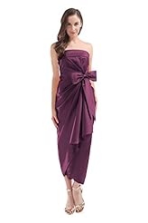 Strapless Satin Bridesmaid Dress 