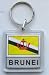 Brunei - Country Lucite Key Rings