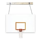 First Team SuperMount 46 Magnum Wall-Mounted Basketball Hoop with 72 Inch Steel Backboard
