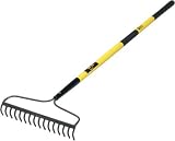 Yo Ho Tools Pro Series Glasskor 16 Tooth Forged Bow Rake