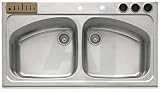 Franke : Magnum Series VNX720S 48 Work Top Double Bowl