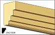 Miniature Crown Molding/Cornice
