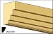 Miniature Crown Molding/Cornice