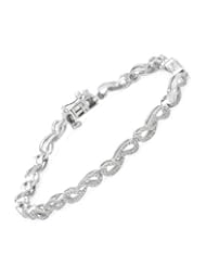 Genuine Morne Rouge (TM) Bracelet. 1.35 Ctw I2 Color H-I Diamonds Sterling Silver Bracelet. 8.5 grams in weight and 7 inches in length. 100% Satisfaction Guaranteed.