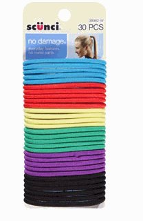 Scunci No Damage Hair Ties, 30 count