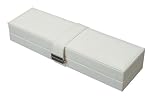 Mele & Co. Hilde Bonded Leather Jewelry Box (Metro Pearl)