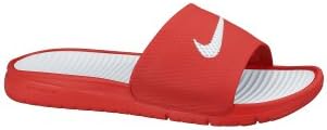 Nike BENASSI SOLARSOFT SOCCER Slides/Sandals University Red/White US sz.
