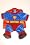Super Hero Outfit for Webkinz and 8" - 10" Make Your Own Stuffed Animals