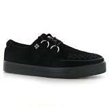 Search : T.u.k 2 Ring Creeper A6061 Black Suede Womens Shoes