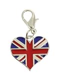 UrbanPup Cool Britannia Heart Charm