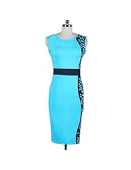 Knee Length Sheath Cotton/Polyester/Spandex Lace General Print Party Dress 