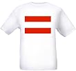 AUSTRIA - AUSTRIAN FLAG - Flag-series - White T-shirt