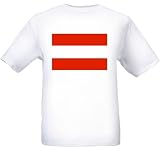AUSTRIA - AUSTRIAN FLAG - Flag-series - White T-shirt