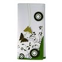 Retro Flower Applique Large Wallet