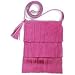 Fuchsia Triple Fringe Suede Purse by Three Cheers for Girls