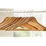 BRAND NEW 21 X QUALITY WOODEN HANGERS/ COAT HANGERS