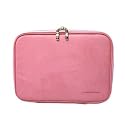 Samsung NC10-14GW 10.2-Inch Netbook CaseCrown Check Point Friendly Double Memory Foam Laptop Sleeve - Pink Rose Faux Suede