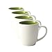 Rachael Ray Dinnerware Rise 4-Piece Stoneware Mug Set, Green