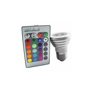 Multi-Color E27 LED Light Bulb with Remote