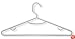 Honey-Can-Do HNGZ01523 Light-Weight Plastic Hangers, 60-Pack, White