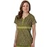 White Swan Uniforms Leaf Melody Empire Waist Corduroy Scrub Top