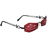 46205 46206 Vampire Coffin Rimless Lens Sunglasses w Mirror