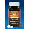 Carlson Labs Chelated Manganese 20mg, 250 Tablets