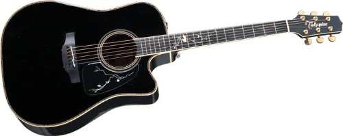 Takamine 2012 Limited Edition Steel String Acoustic-Electric Guitar Black On Sale
