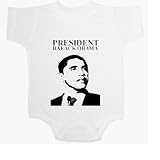 PRESIDENT BARACK OBAMA-1 Baby Ultrasoft Onesie