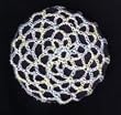 White Multi Hair Net Crocheted Hair Bun Cover- MEDIUM