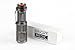 200 Lumen Mini Bonfire, Compact UltraBright Cree LED Flashlight, 1 x AA Battery -graphite silver