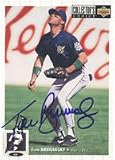 Tom Brunasky, Milwaukee Brewers Autographed Card