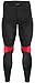 New 301 Mens Sports Skin Tight Compression Base Under Layers Long Pants Black