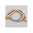 Yellow Jacket 22983 3-pak PLUS II 1/4" with Sealright Low Loss Anti-blow Back Fitting HVAC Hoses 36"