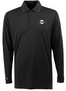 San Francisco Giants Long Sleeve Polo Shirt (Team Color) - X-Large