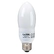 Globe 4753101 7-Watt B-Type Compact Fluorescent Chandelier Light Bulb with Medium Base, 4 Pack