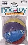 Vo-Toys Latex Rainbow Basketball Dog Toy
