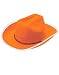 Country Orange Cowboy or Girl Cow Boy Felt Costume Hat