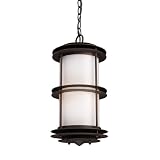 Elk Lighting 42153/1 1 Light Outdoor Pendant In Clay Bronze