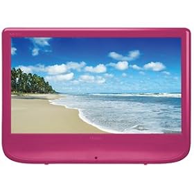 HAIER HL22FR1 22-Inch LCD HDTV, Red