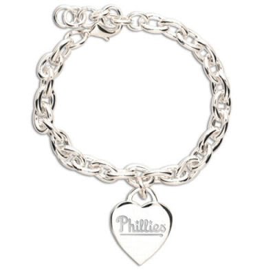 Philadelphia Phillies BRACELET - HEART CHARM