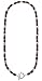 Fred Bennett Men's N924 T Bar Necklace with Silver and Wooden Beads