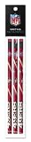 San Francisco 49ers 3 Pack Wood Pencil in Clear Bag with Header - NFL (12005-QUY)
