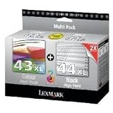 Lexmark Nr.43 + Nr.44 Tinte Kombipack