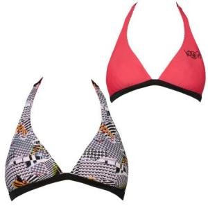Volcom Geo Mess Reversible Halter Top
